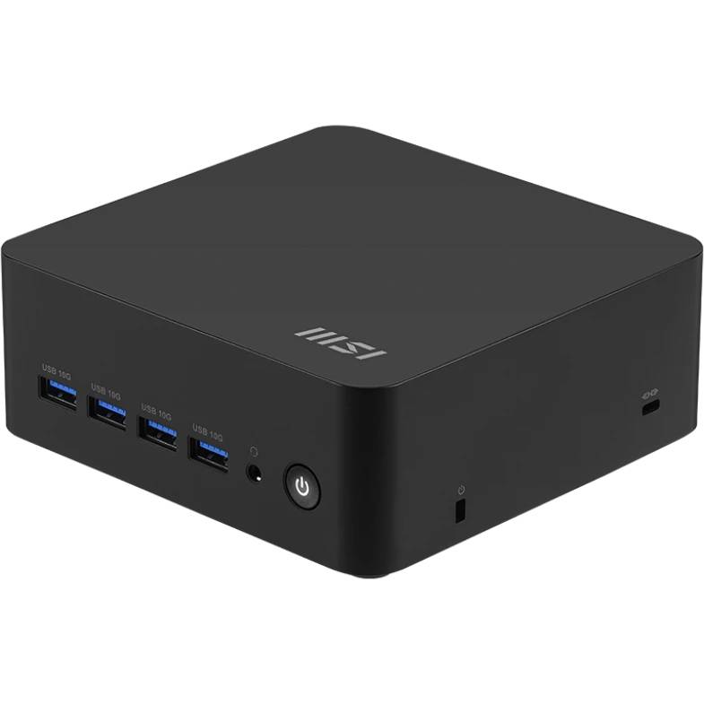 Неттоп MSI Cubi Z AI 8M, Ryzen 7 8845HS/ 16Gb/ 1TbSSD/ Black (9S6-B03231-022)