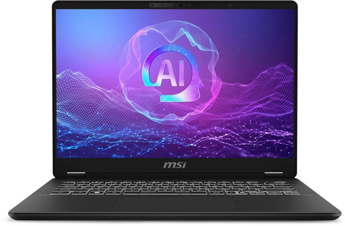 Ноутбук MSI Prestige 14 AI+ Evo C2VMG-052RU, 14" OLED, Core Ultra 5 226V/ 16Gb/ 1TbSSD/ W11/ grey (9S7-14N311-052)