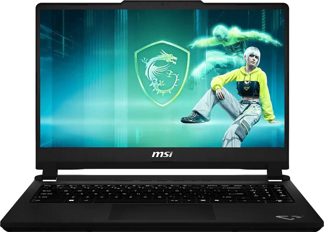 Ноутбук MSI Cyborg 15 C2WF-026XBY, 15.6" IPS, Core i7 13620H/ 16Gb/ 1TBSSD/ RTX 5060 8Gb/ Black (9S7-15T121-026)