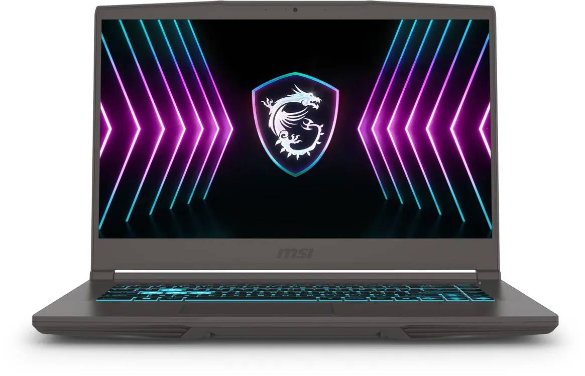 Ноутбук MSI Thin 15 B2RVE-3603XRU, 15.6" IPS, Core 7 240H/ 16Gb/ 512SSD/ RTX 4050 6Gb/ Grey (9S7-16R831-3603)