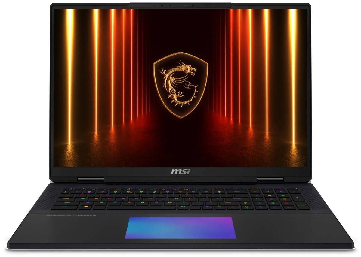 Ноутбук MSI Titan 18 HX AI A2XWJG-206RU, 18" IPS, Core Ultra 9 285HX/ 64Gb/ 4TbSSD/ RTX 5090 24Gb/ W11/ Black (9S7-182421-206)