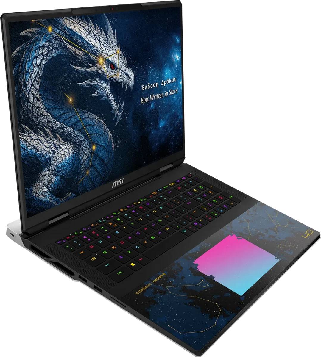 Ноутбук MSI Titan Dragon Edition 18 HX A2WJ-1251RU, 18" IPS, Core Ultra 9 290HX/ 96Gb/ 4TbSSD/ RTX 5090 24Gb/ W11/ Black (9S7-1824D6-1251)