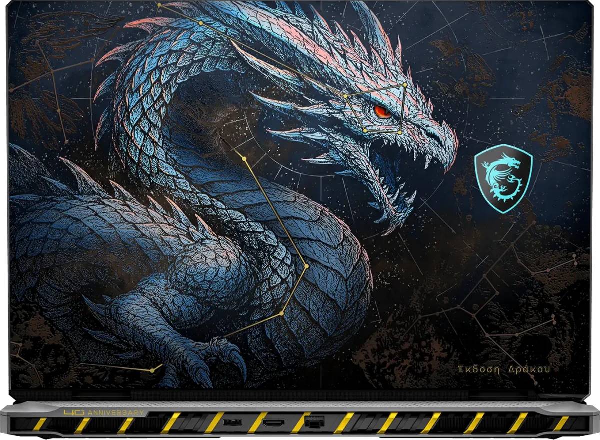Ноутбук MSI Titan Dragon Edition 18 HX A2WJ-1251RU, 18" IPS, Core Ultra 9 290HX/ 96Gb/ 4TbSSD/ RTX 5090 24Gb/ W11/ Black (9S7-1824D6-1251)