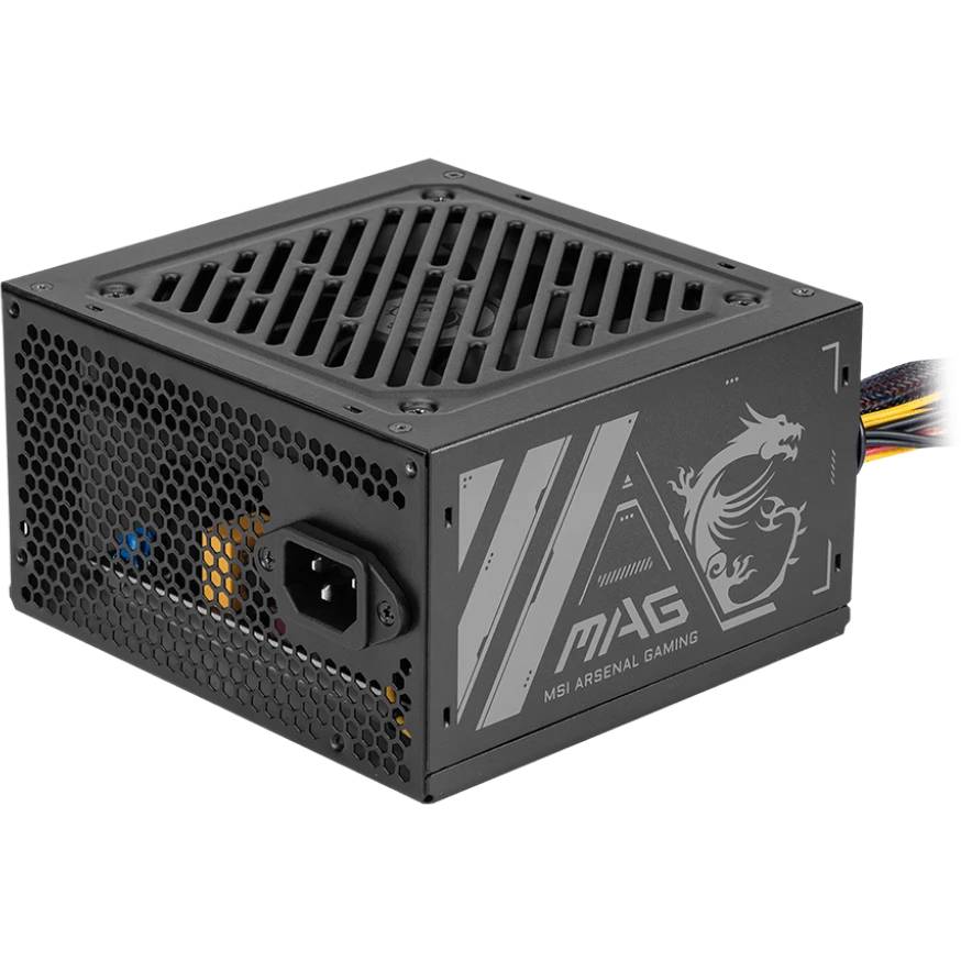 Блок питания 500Вт, MSI MAG A500N-H, 80 Plus Standard, APFC, ATX