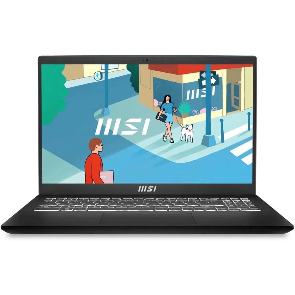 Ноутбук MSI Modern 15 MS-15HK B7M-434XBY, 15.6" IPS, Ryzen 5 7530U/ 16Gb/ 512SSD/ Black
