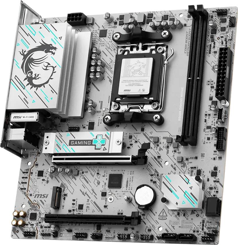 Материнская плата MSI B840M GAMING WIFI6E, AM5, (HDMI), 2xDDR V, mATX