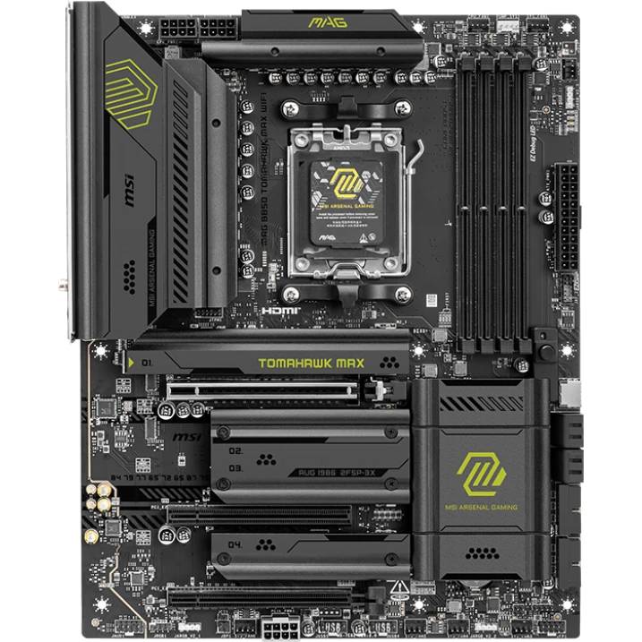 Материнская плата MSI MAG B850 TOMAHAWK WIFI, AM5, (HDMI), 4xDDR V, ATX