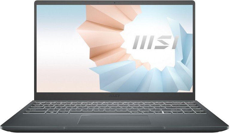 Ноутбук MSI Modern 14 C12MO-689RU, 14" IPS, Core i5 1235U/ 16Gb/ 512SSD/ W11/ Grey (9S7-14J111-689)
