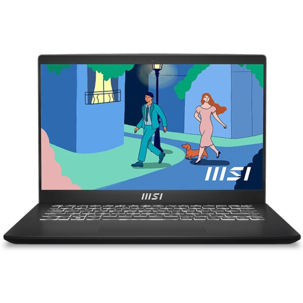Ноутбук MSI Modern 14 C7M-234XBY, 14" IPS, Ryzen 7 7730U/ 16Gb/ 512SSD/ Black ((9S7-14JK12-234)