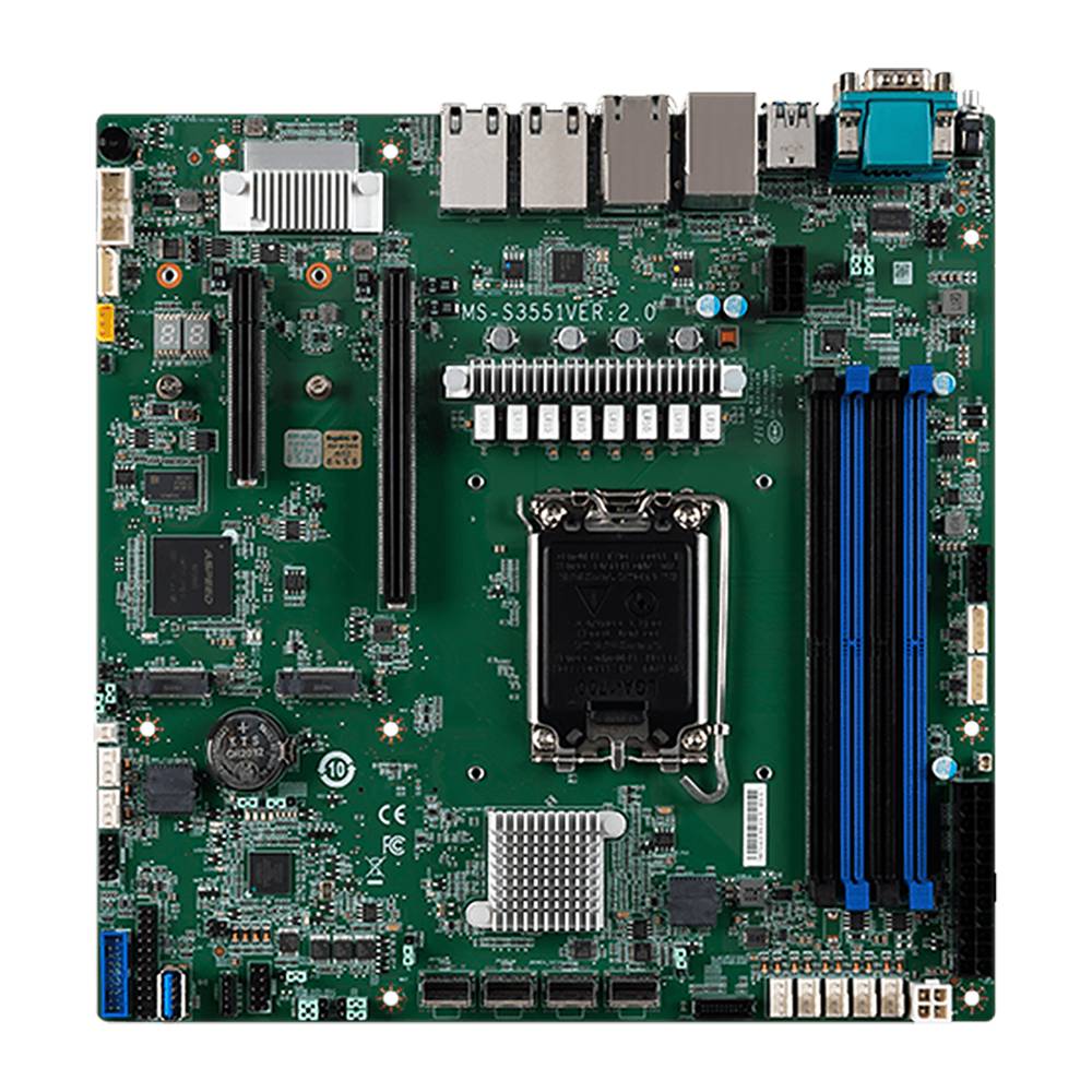 Материнская плата MSI D1500 (D1500GB4N-10G-HE), LGA1700, (VGA), 4xDDR V, mATX