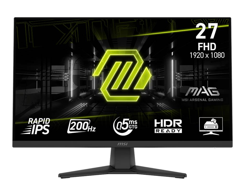 Монитор 27" MSI MAG 272F, 1920x1080, IPS, 200Hz (HDMI, DP) (9S6-3CE51T-007)