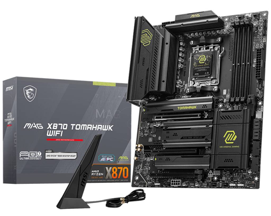 Материнская плата MSI MAG X870 TOMAHAWK WIFI, AM5, (HDMI), 4xDDR V, ATX