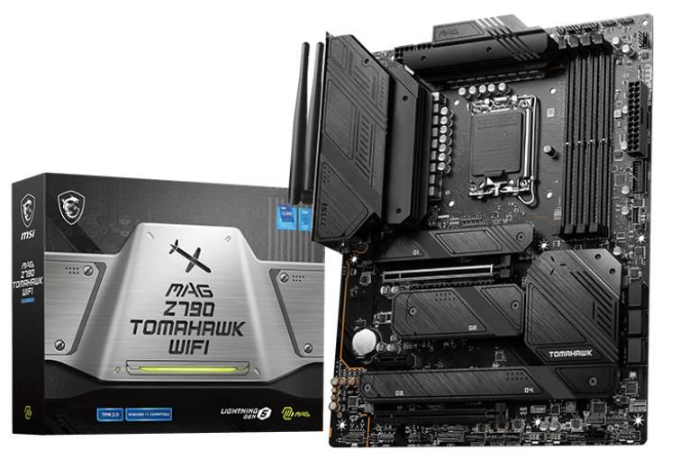 Материнская плата MSI MAG Z790 TOMAHAWK WIFI, LGA1700, (HDMI, DP), 4xDDR V, ATX