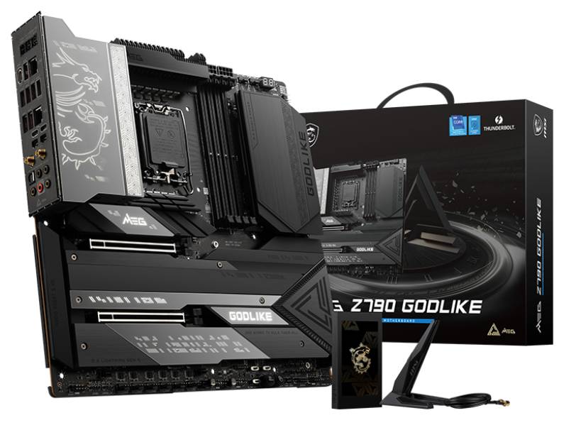 Материнская плата MSI MEG Z790 GODLIKE, LGA1700, (DP), 4xDDR V, E-ATX