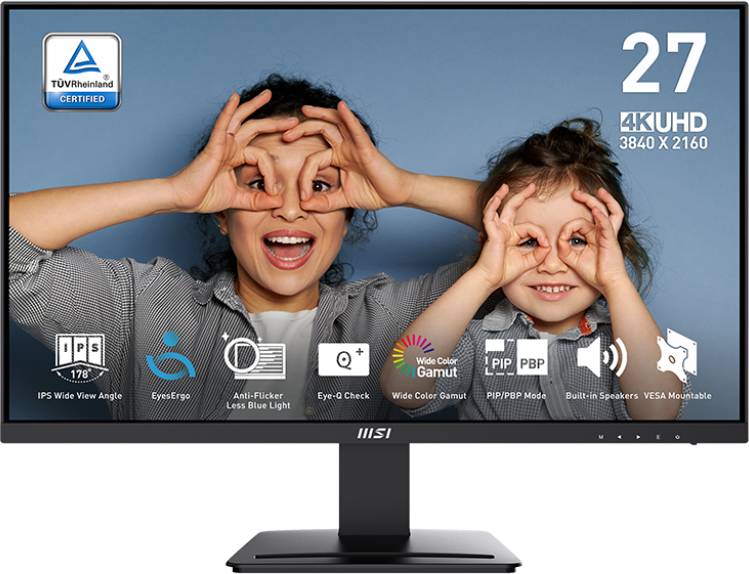 Монитор 27" MSI Pro MP273U, 3840x2160, IPS, 60Hz, Speakers (2xHDMI, DP) (9S6-3PB4CH-230)