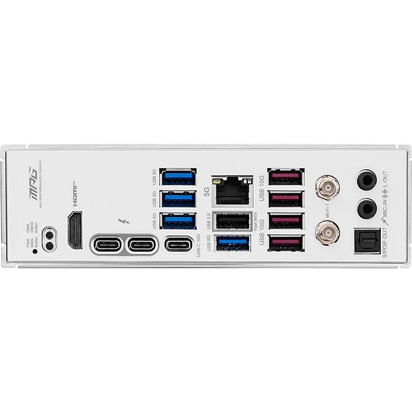 Материнская плата MSI MPG Z890 EDGE TI WIFI, LGA1851, (HDMI), 4xDDR V, ATX