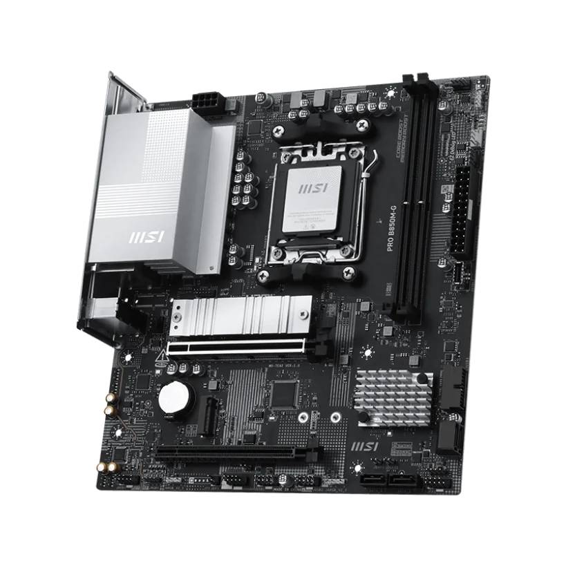 Материнская плата MSI PRO B850M-G, AM5, (HDMI, DP), 2xDDR V, mATX (ТОЛЬКО В СОСТАВЕ ПЭВМ)