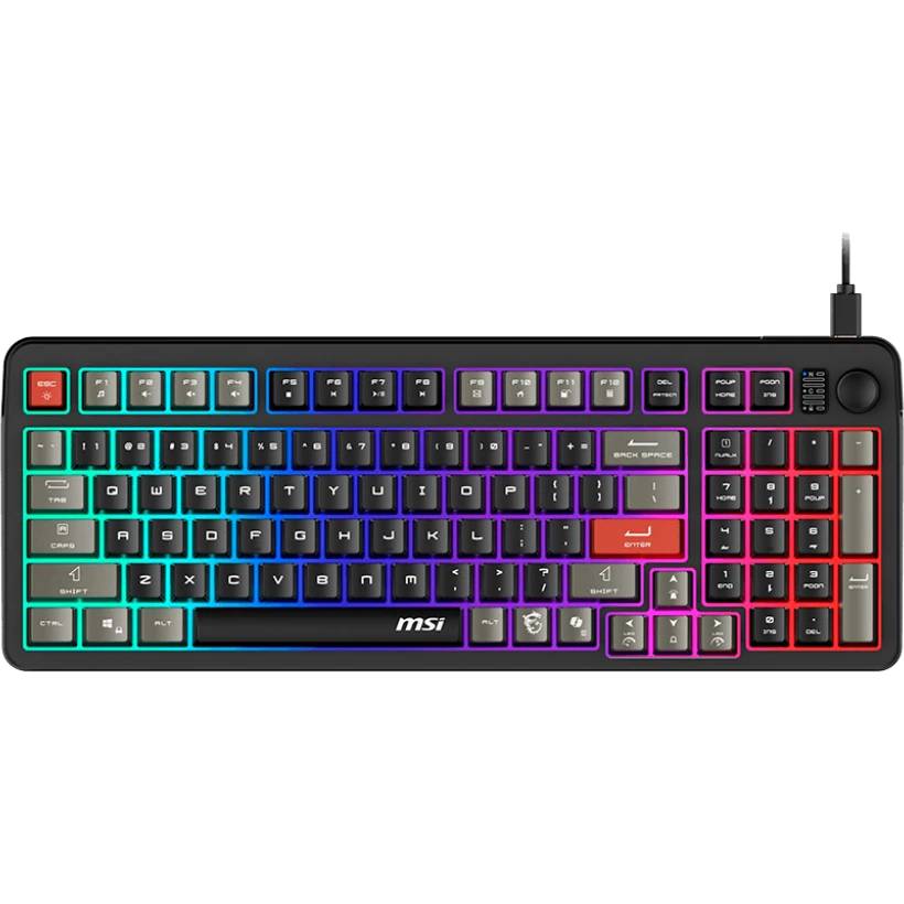 Клавиатура MSI FORGE GK110 (S11-04RU258-HH9), черный/серый