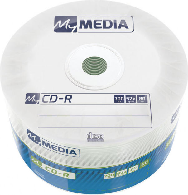 CD-R disk 52x/700Mb MyMedia 50шт в пленке 69201