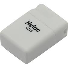 16Gb Netac U116 NT03U116N-016G-20WH, USB2.0, White