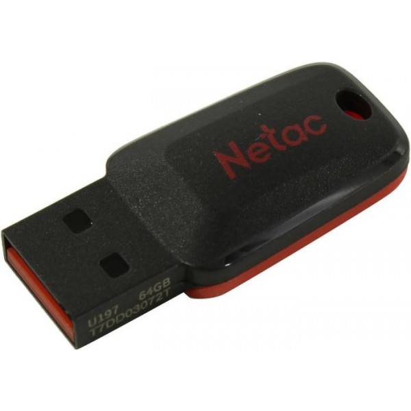 128Gb Netac U197 NT03U197N-128G-20BK, USB2.0, Black