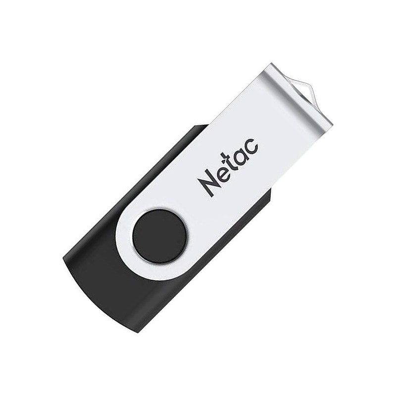 16Gb Netac U505 NT03U505N-016G-20BK, USB2.0, черный-серебристый