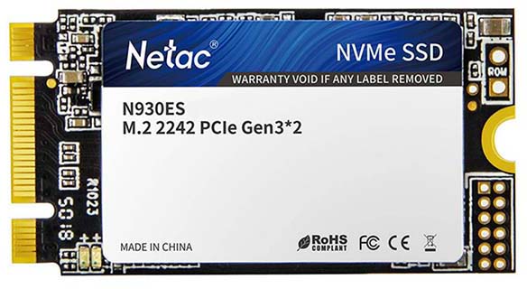 1Tb SSD Netac N930ES NT01N930ES-001T-E2X, (1650/1500), NVMe M.2