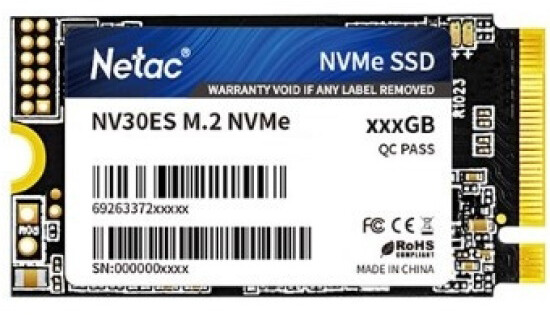 2Tb SSD Netac NV30ES NT01NV30ES-2T0-E4X, (3300/2800), NVMe M.2