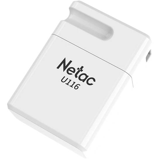 64Gb Netac U116 NT03U116N-064G-32WH, USB3.2, White
