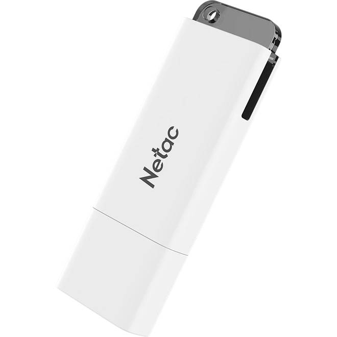 32Gb Netac U185 NT03U185N-032G-32WH, USB3.2, White