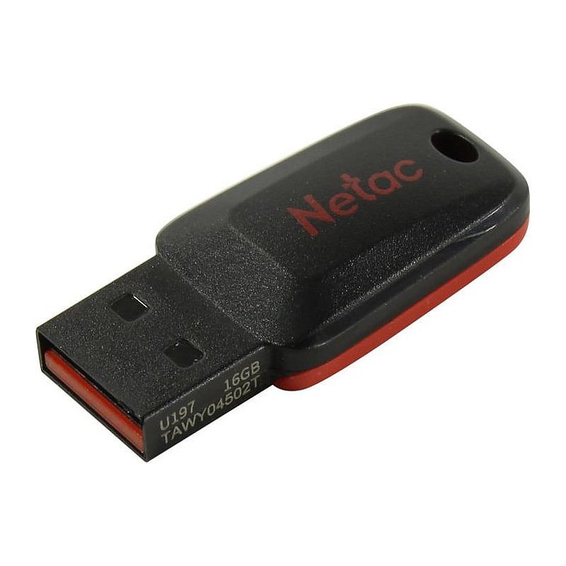 16Gb Netac U197 NT03U197N-016G-20BK, USB2.0, Black