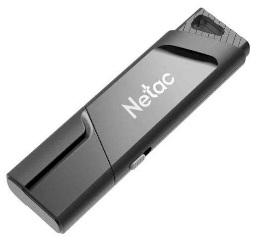 64Gb Netac U336 NT03U336S-064G-30BK, USB3.0, Black