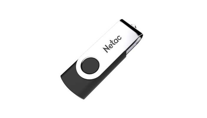 32Gb Netac U505 NT03U505N-032G-20BK, USB2.0, черный-серебристый