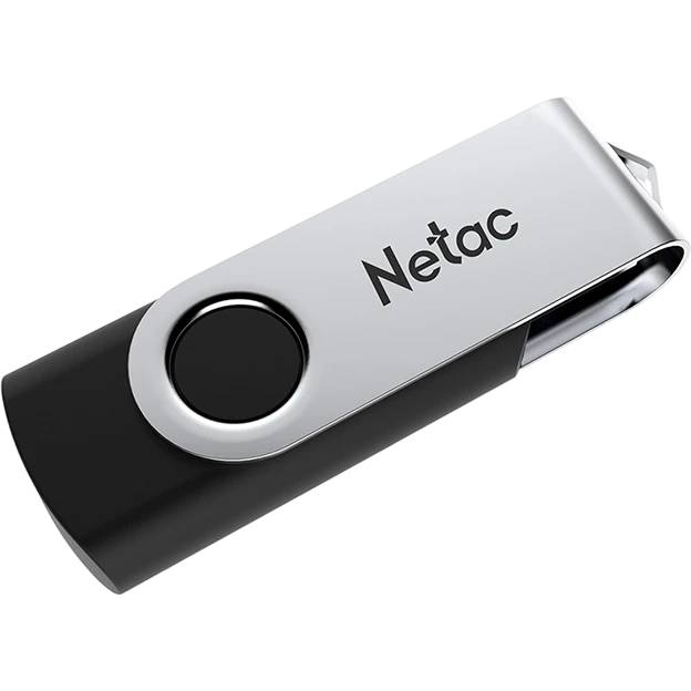 32Gb Netac U505 NT03U505N-032G-32BK, USB3.2, черный-серебристый