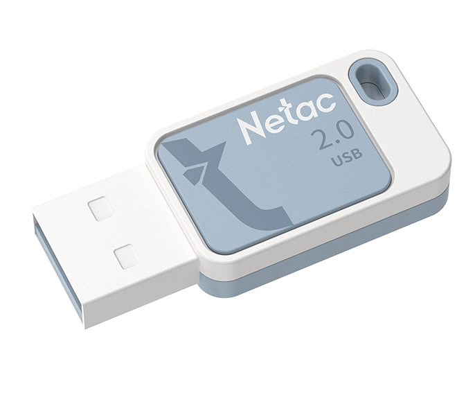 32Gb Netac UA31 NT03UA31N-032G-20BL, USB2.0, White/Blue