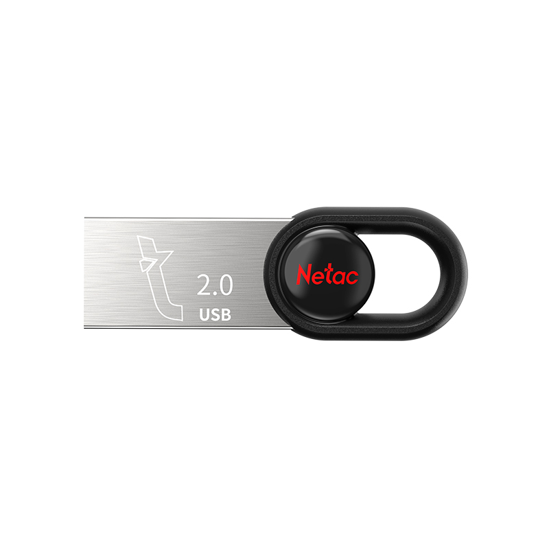 32Gb Netac UM2 NT03UM2N-032G-20BK, USB2.0, черный-серебристый