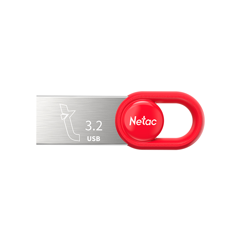 64Gb Netac UM2 NT03UM2N-064G-32RE, USB3.2, красный