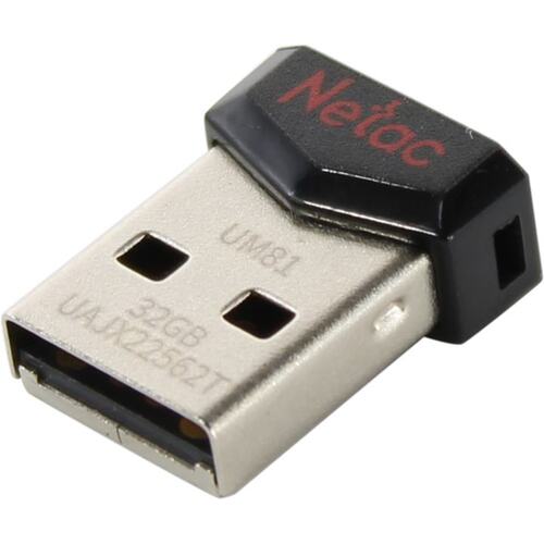 32Gb Netac UM81 NT03UM81N-032G-20BK, USB2.0, Black