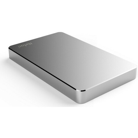 Внешний HDD 2Tb Netac K330 NT05K330N-002T-30SL, USB3.0, серебристый