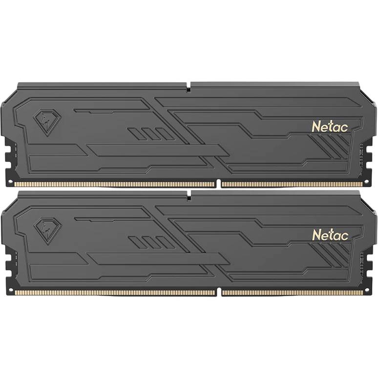 Оперативная память 32Gb Netac Shadow III Black NTSHD5P60DP-32K, DDR V, PC-48000, 6000MHz, kit 2x16Gb
