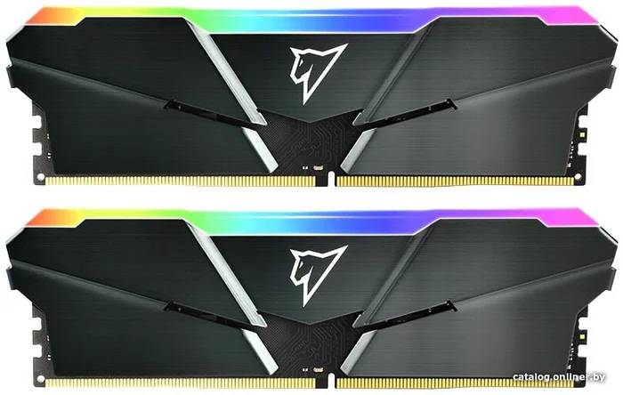 Оперативная память 32Gb Netac Shadow II Grey NTSRD4P36DP-32E, DDR IV, PC-28800, 3600MHz, kit 2x16Gb