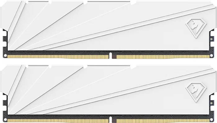 Оперативная память 16Gb Netac Shadow S White NTSSD4P36DP-16W, DDR IV, PC-28800, 3600MHz, kit 2x8Gb