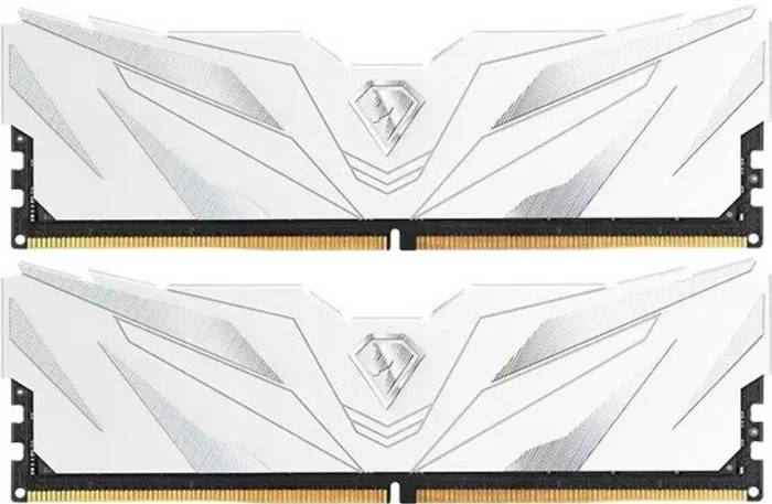 Оперативная память 16Gb Netac Shadow II White NTSWD5P48DP-16W, DDR V, PC-38400, 4800MHz, kit 2x8Gb