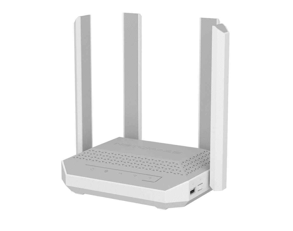 Роутер Wi-Fi Netcraze Hopper NC-3811, 4G, 2.4/5GHz, 2976MBps, 3xLAN 1Gbps, WAN, USB