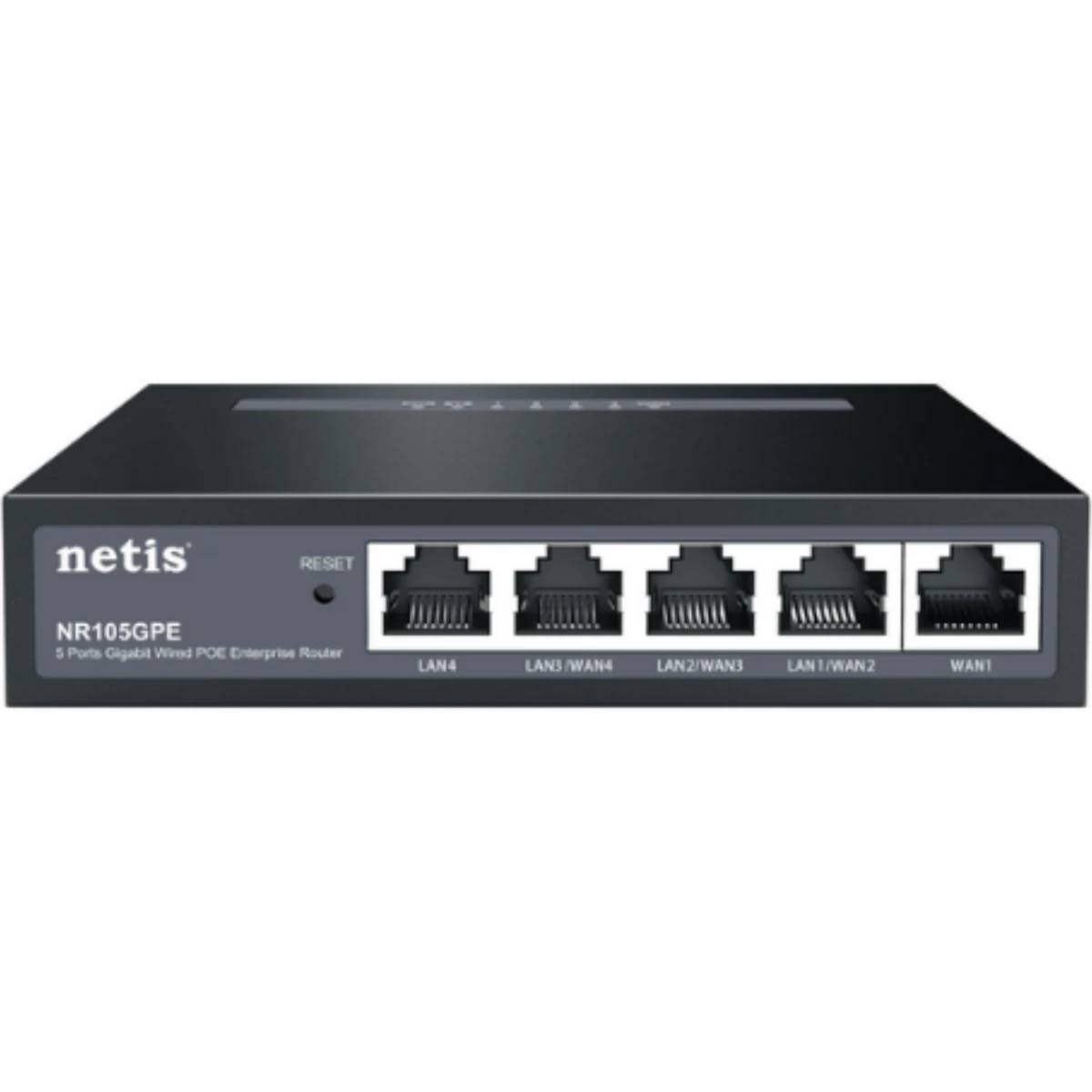 Маршрутизатор Netis NR105GPE, 4xLAN 1Gbps, WAN, PoE
