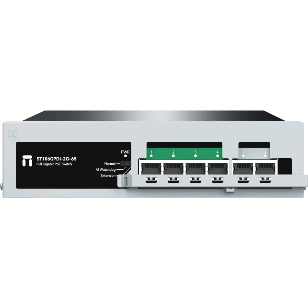 Коммутатор Netis ST106GPDI-2G-65, 4xLAN 1Gbps, 2xUplink, PoE