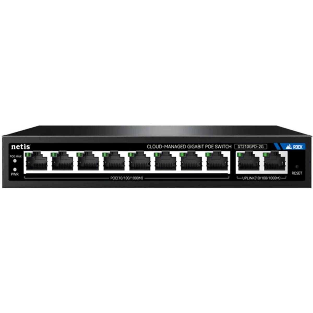 Коммутатор Netis ST210GPD-2G, 10xLAN 1Gbps, PoE