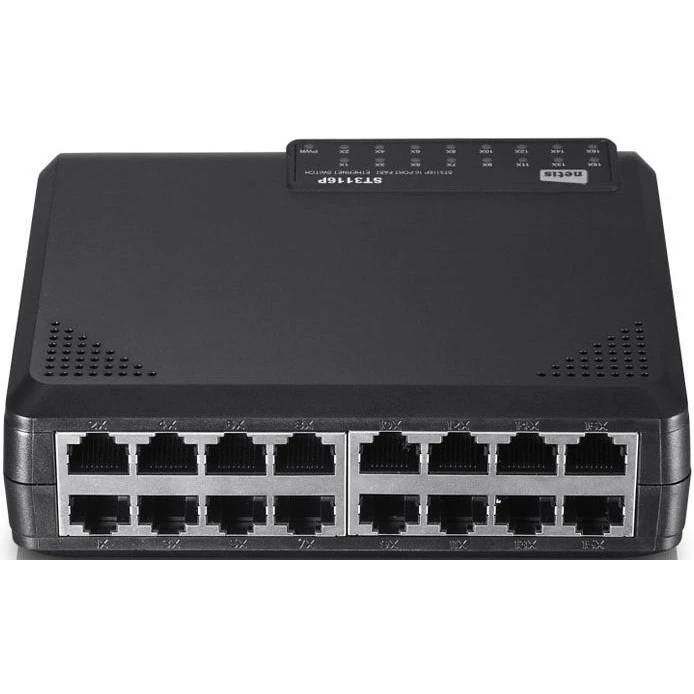 Коммутатор Netis ST3116P, 16xLAN 100Mbps