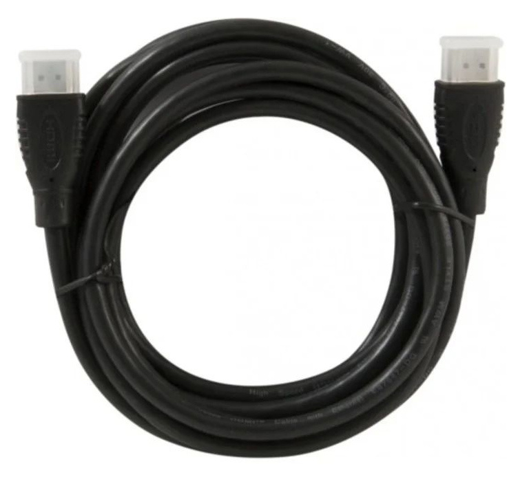 Кабель HDMI (19M) - HDMI (19M), 1.8м, Ningbo HDMI-1.8M-MG, черный