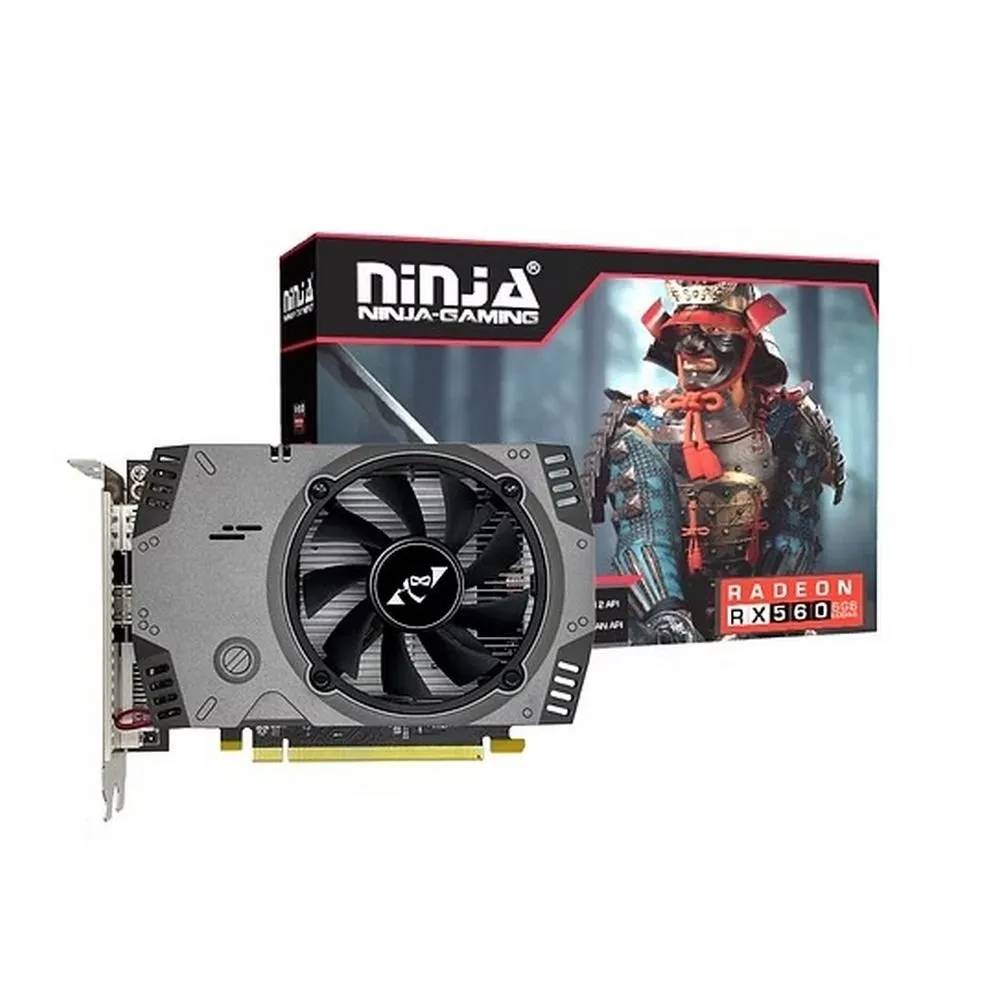 Видеокарта Radeon RX 560, 4Gb GDDR5 128bit, Ninja (Sinotex) AJRX56045F, RTL